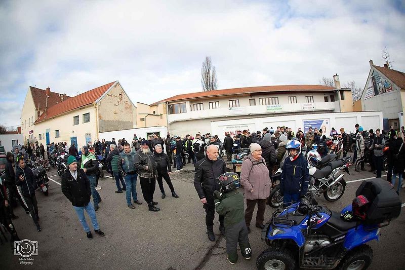 Vánočka 2024. Podívejte se, jak vypadal tradiční sraz motorkářů ve Slavkově.
