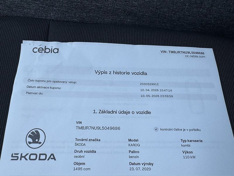 Škoda Karoq (2020) 1.5TSi LED Navi Kamera Tažné Z - fotka 31 z 47