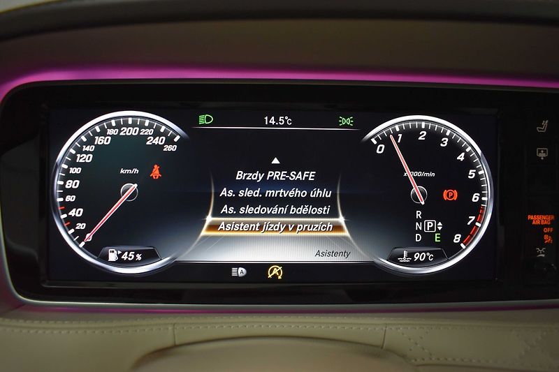 Mercedes-Benz Třídy S S 500 LONG *DESIGNO*DPH*ČR 1.M - fotka 23 z 38