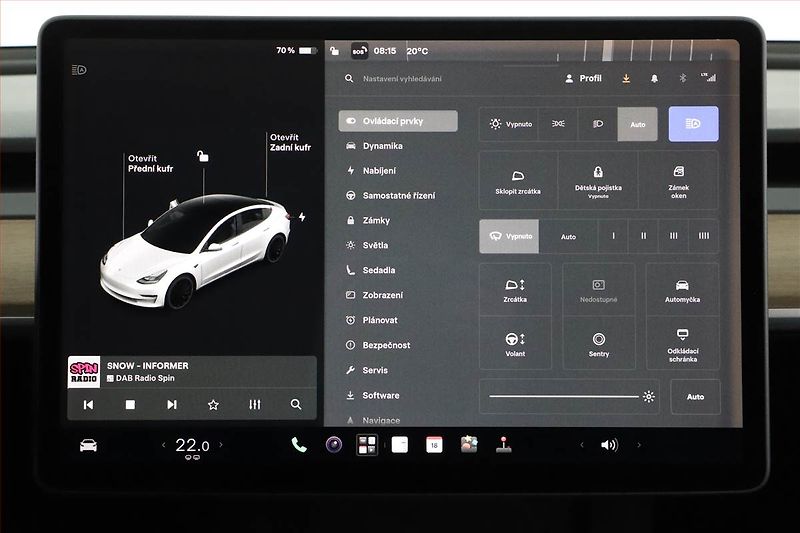 Tesla Model 3 (2021) Performance 82kWh, SoH 98% - fotka 15 z 20