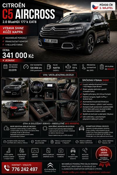 Citroën C5 Aircross (2019) Citroën C5 Aircross2.0BlueHDi - fotka 11 z 11