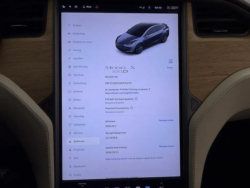 Tesla Model X 100D AWD 386kW FSD3 TZ SOH 88% - fotka 9 z 16