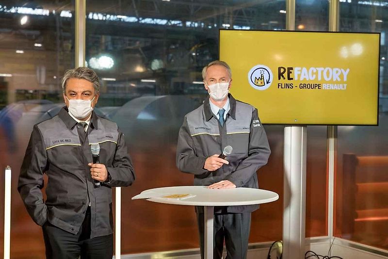 První továrna cirkulární ekonomiky Renault ve Flins