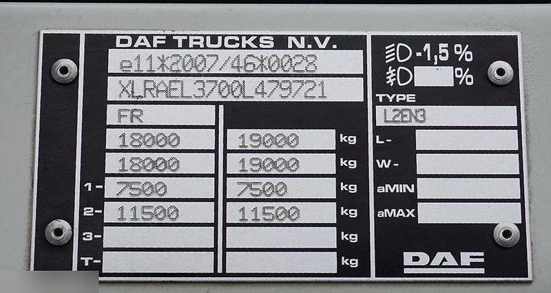 DAF LF (2018) 260 valník +HR - fotka 20 z 20