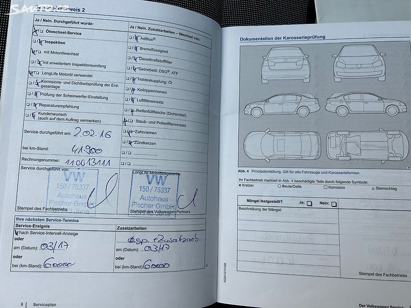 Volkswagen Golf (2015) 1.6 TDi 81KW servisni kniha - fotka 31 z 44