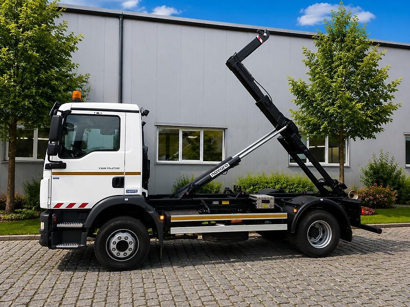 MAN TGM 15.290 + NOSIČ KONTEJNERU 10T  - fotka 3 z 21