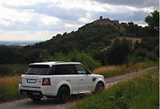 Cesta k hradu Branč na Slovensku, i když byla i celkem off-roadová, což nám nevadí