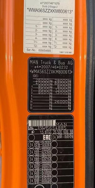 MAN TGS (2018) 26.460 6x6 Bordmatik EURO 6 - fotka 18 z 18