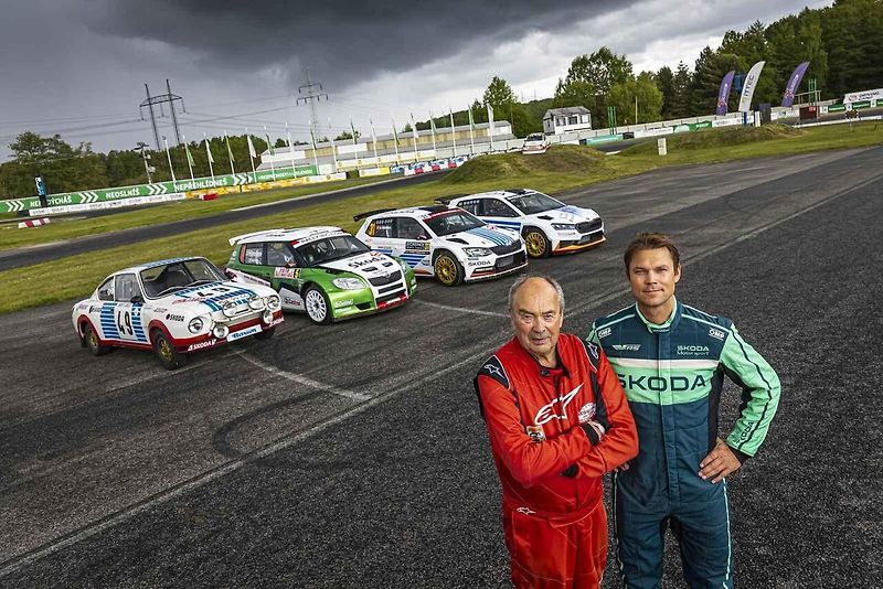 John Haugland byl mistrem ovládání rallyových škodovek se zadním pohonem.