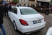 Sraz vozů značky Mercedes na Karlově náměstí v Kolíně.