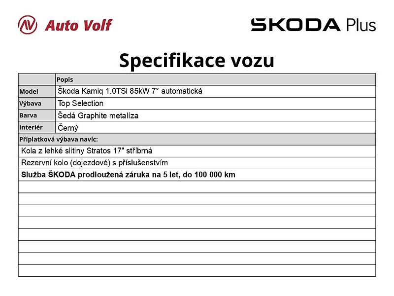 Škoda Kamiq (2025) Top Selection 1.0TSi 85kW 7°au - fotka 6 z 28