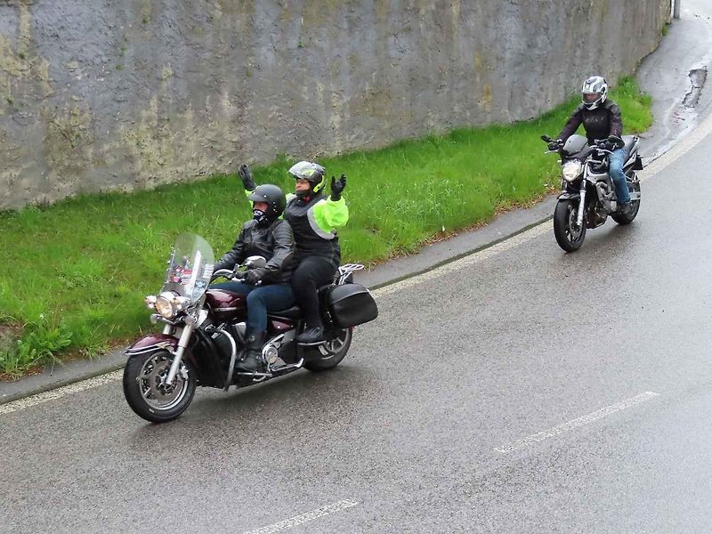 Motorkářské požehnání v Chýnově na Táborsku se konalo už posedmé v sobotu 18. května odpoledne.