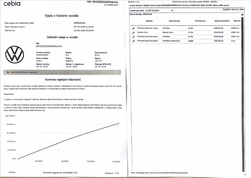 Volkswagen ID.4 0,0 PURE DPH 1.maj. původ ČR - fotka 50 z 50