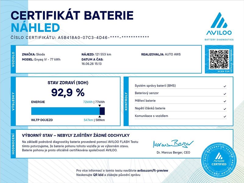 Škoda Enyaq 80 150kW LED Matrix Assist - fotka 2 z 45