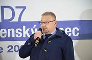 Slavnostní zahájení stavby dalšího úseku dálnice D7 se konalo v pátek 6. prosince v Třebízi.