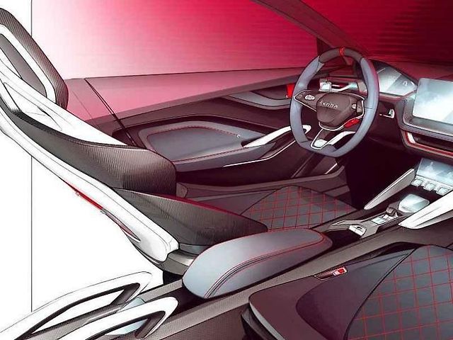 Interiér studie Škoda pro Paříž