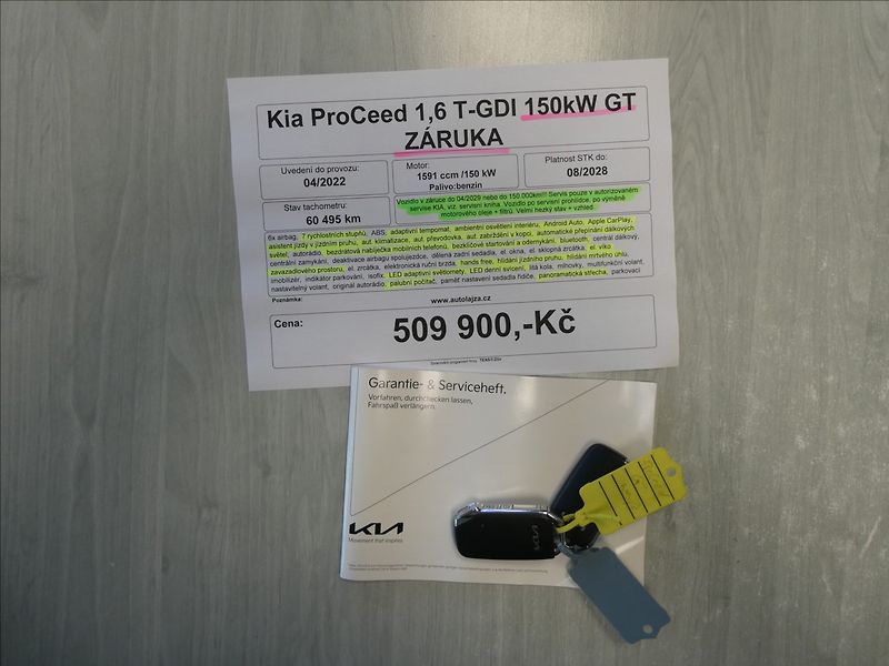 Kia ProCeed 1,6 T-GDI 150kW GT ZÁRUKA - fotka 43 z 50