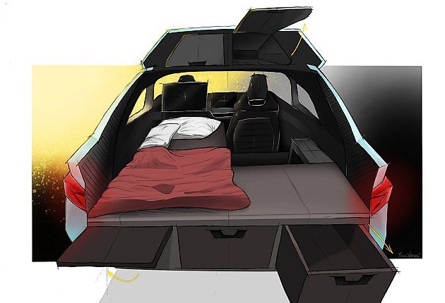 Skica nového studentského vozu, zdroj: Se svolením Škoda Auto
