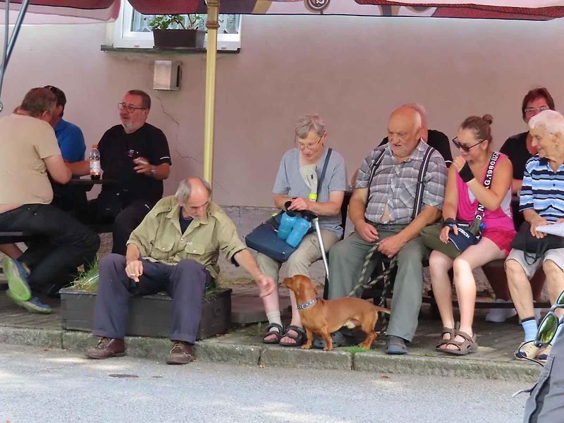 V pořadí 9. ročník srazu veteránů v Chýnově na Táborsku se v neděli 18. srpna dopoledne těšil velké návštěvnosti z řad účastníků i diváků.
