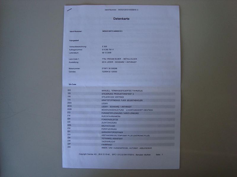Mercedes-Benz Třídy E (2008) E 500,1.Maj. v ČR,Servisní k. - fotka 67 z 74
