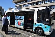 Autobus na vodíkový pohon v Mostě.