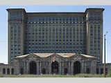 Budova hlavního nádraží Michigan Central Station v Detroitu.