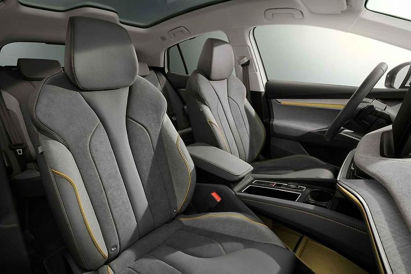 Sériová výroba modelu Škoda Enyaq Coupé iV v Mladé Boleslavi.