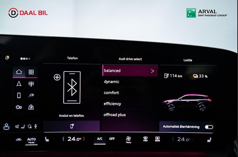Audi Q6 e-tron Quattro S-line 100kWh Pano - fotka 18 z 24