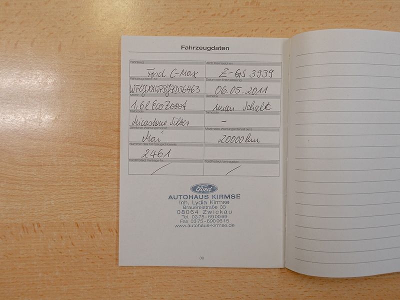 Ford C-MAX (2011) 1.6T 110KW - fotka 48 z 49