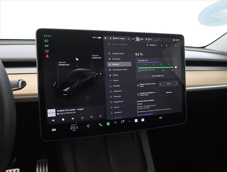 Tesla Model Y (2022) Long Range AWD 79kWh, SoH 91% - fotka 21 z 33