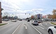 1. místo - světelná křižovatka silnic I/35 Velkomoravská a II/435 Roosveltova v Olomouci.