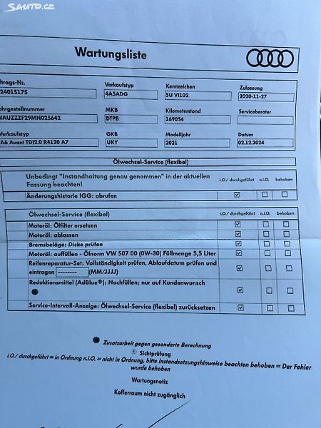 Audi A6 (2020) 2.0 TDi 120 KW - fotka 29 z 30