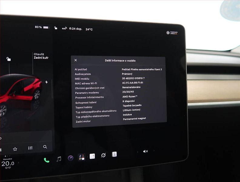Tesla Model Y (2023) Long Range AWD 79kWh, SoH 91% - fotka 26 z 33