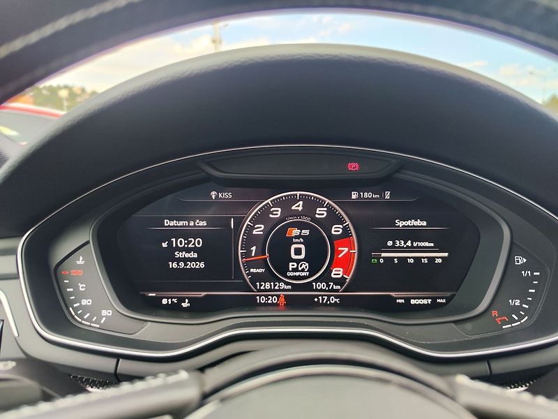 Audi S5 3.0 TFSI/260kW ČR 1.Majitel - fotka 16 z 37