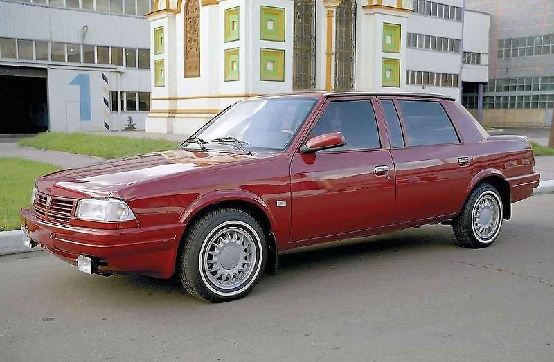 Kupé Moskvič 2142 Duet připomínalo americké vozy osmdesátých let.