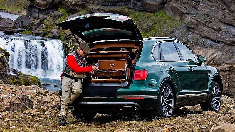 Bentley Bentayga Fly Fishing.