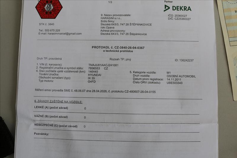 Hyundai ix35 1,6 ČR, 149000Km - fotka 50 z 50