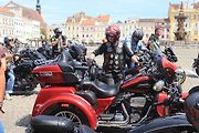 Setkání nadšenců a majitelů motocyklů Indian z Evropy, ale i ze zámoří v Českých Budějovicích.