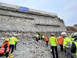 Proražení tunelu Homole na D35.