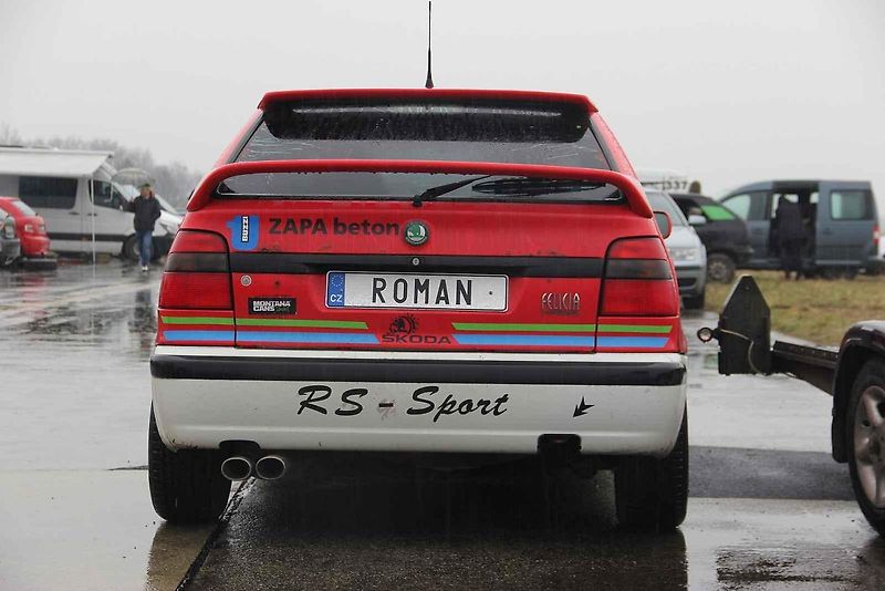 Rallyslalom 2024 Přerov na bochořském letišti.