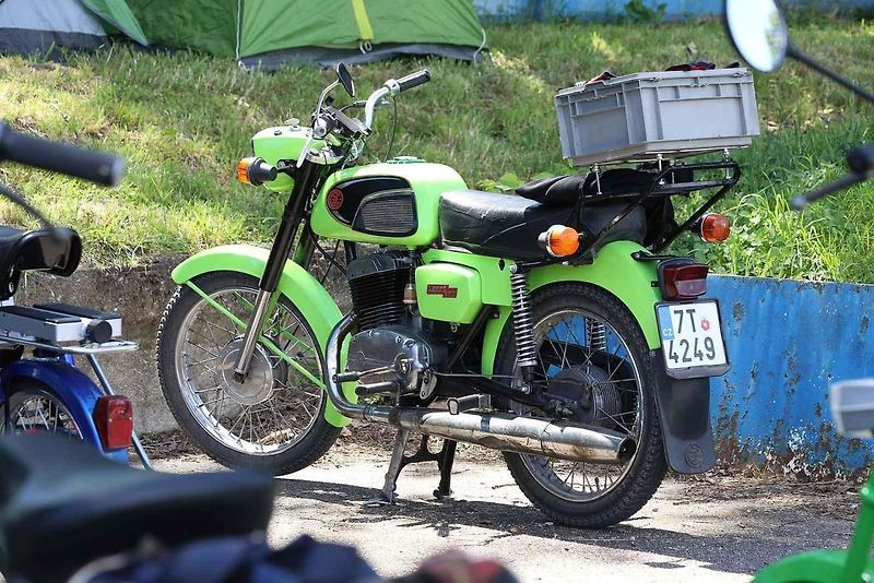 Moped sraz v Brně-Chrlicích