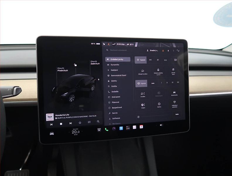 Tesla Model Y (2022) RWD LFP 60kWh, SoH 95% - fotka 19 z 33