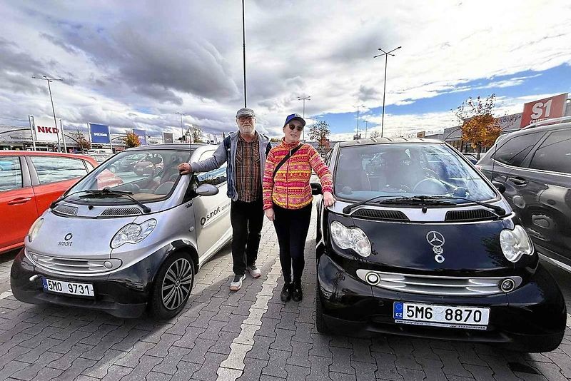 V Karviné si v sobotu 25. října dali sraz majitelé vozidel Smart, Karviné, 25. 10. 2025