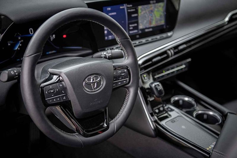 Prezentace vozidla Toyota Mirai, prvního auta na vodíkový pohon v ČR, které bude poprvé k vidění na Moravě, 19. srpna 2021 v Ostravě.
