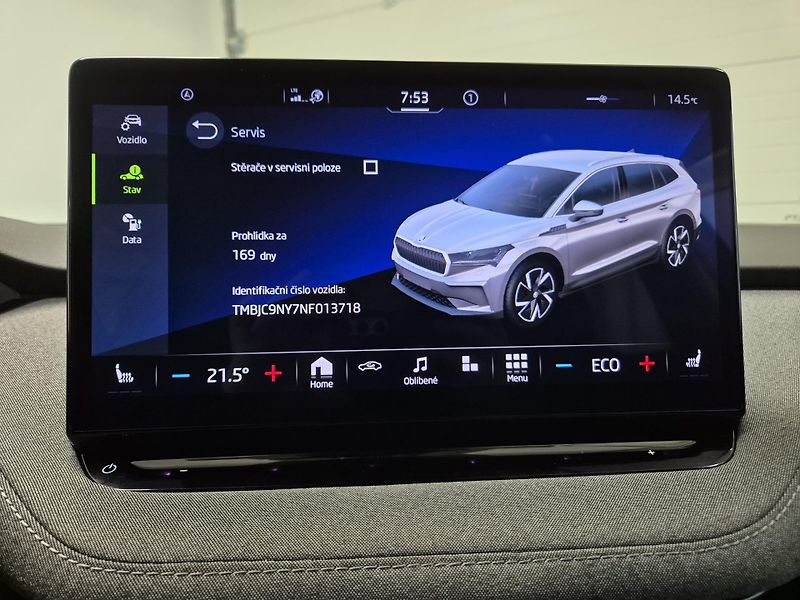 Škoda Enyaq 150kw, iV80 19ALU SOH 90% - fotka 23 z 51