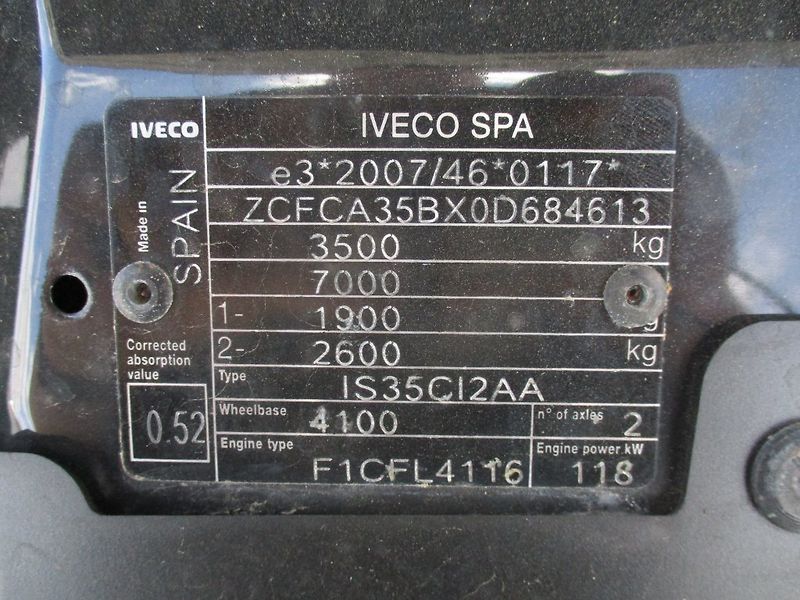 Iveco Daily 35C16, 3,0l s HC,  8 palet - fotka 17 z 22