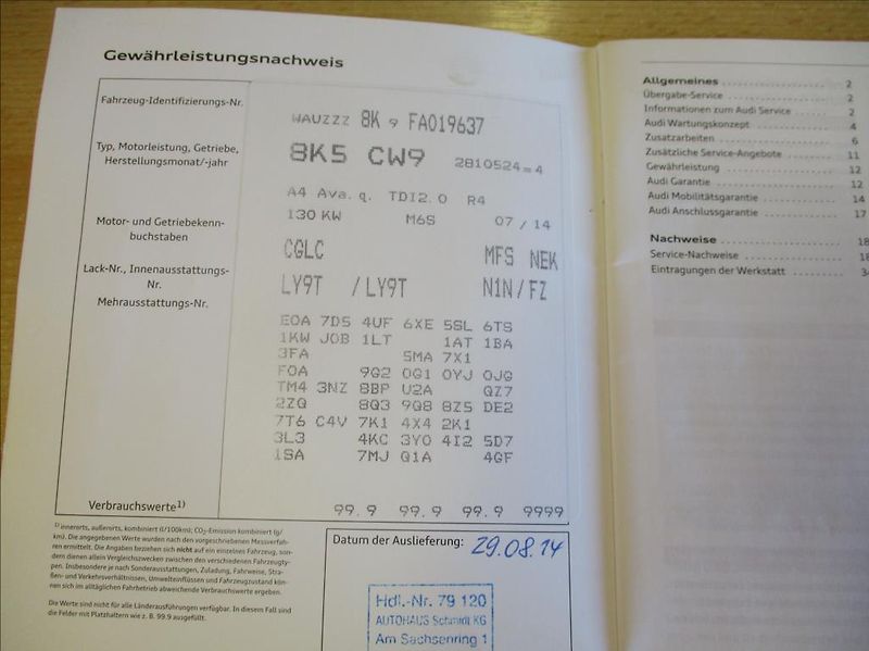 Audi A4 Avant 2,0 TDI, quattro, servis - fotka 42 z 45