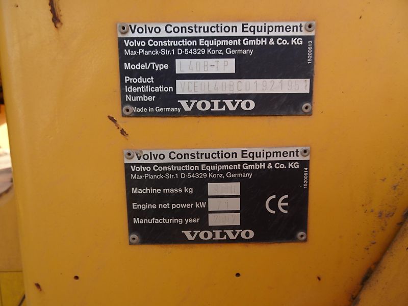 Volvo (2007) kolový nakladač L40 - fotka 11 z 11