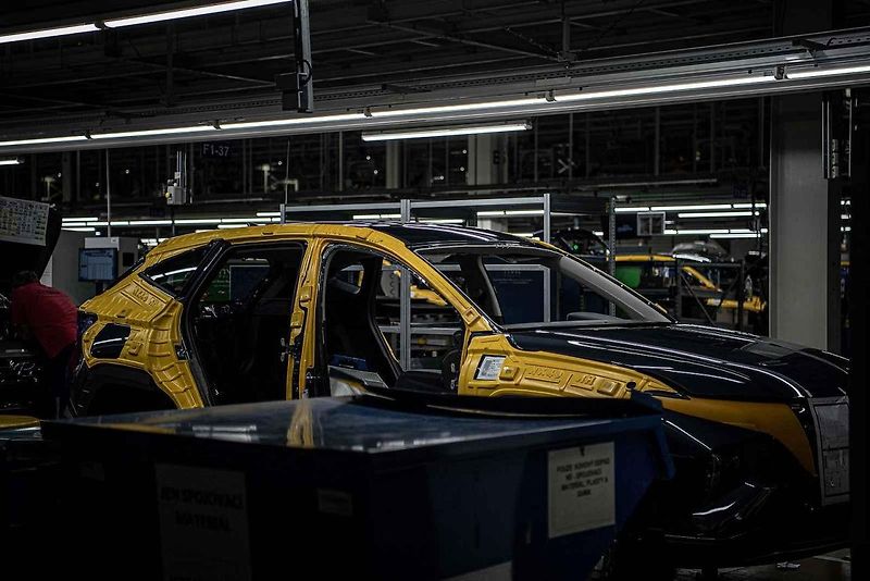Automobilka Hyundai v Nošovicích, leden 2022.