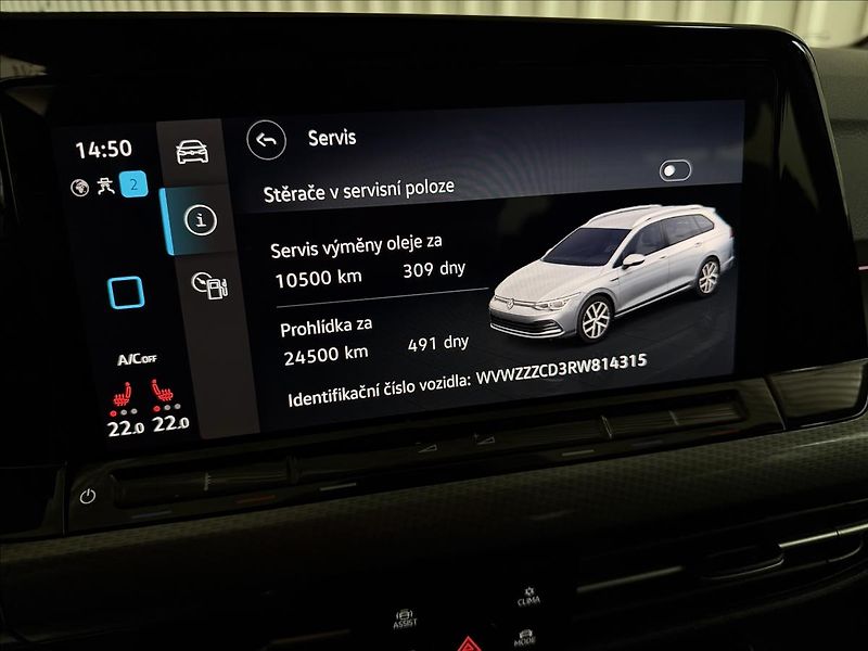 Volkswagen Golf ALLTRACK 147KW 4M PANO IQ.LED - fotka 23 z 47